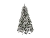 Ель Габи заснеженная с вплетенной гирляндой 150 см.