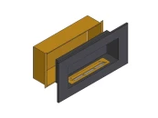 Теплоизоляционный корпус для встраивания в мебель для очага 1000 мм 758966