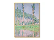 Репродукция картины на холсте Poplars, Pink Effect, 1891г. 759075