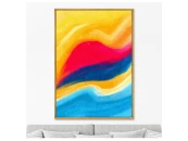 Репродукция картины на холсте Landscape etude №4 (Sunrise over the sea), 2021г.