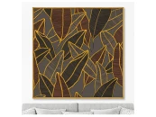 Репродукция картины на холсте Symphony of leaves, No 2, 2020г.