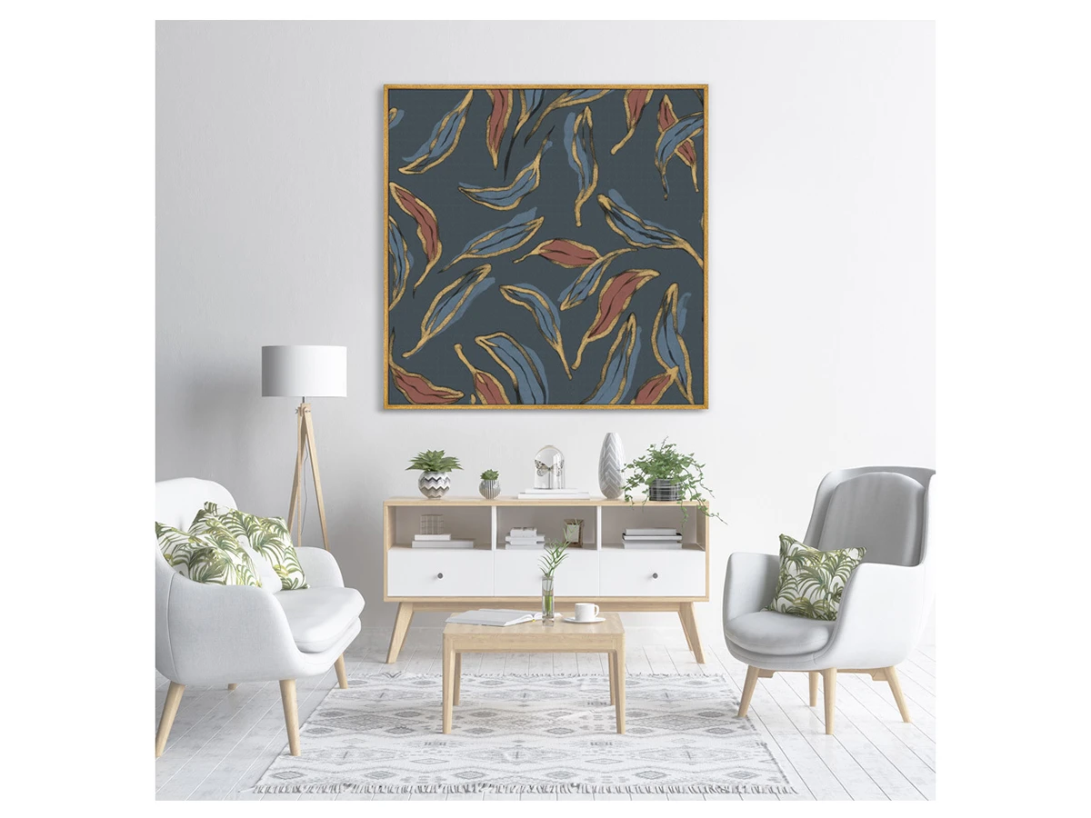 Репродукция картины на холсте Symphony of leaves, No 7, 2020г. 759088