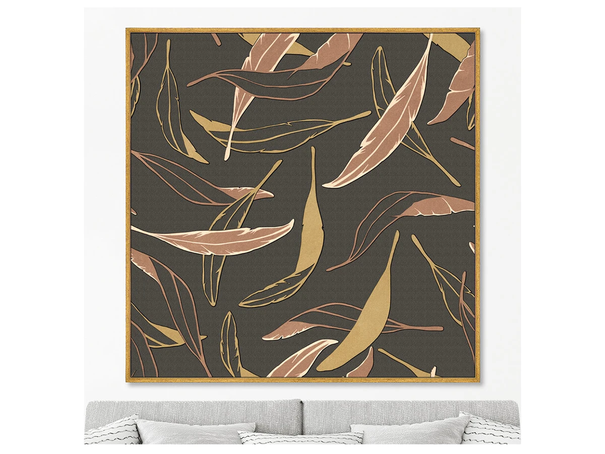 Репродукция картины на холсте Symphony of leaves, No 8, 2020г. 759089