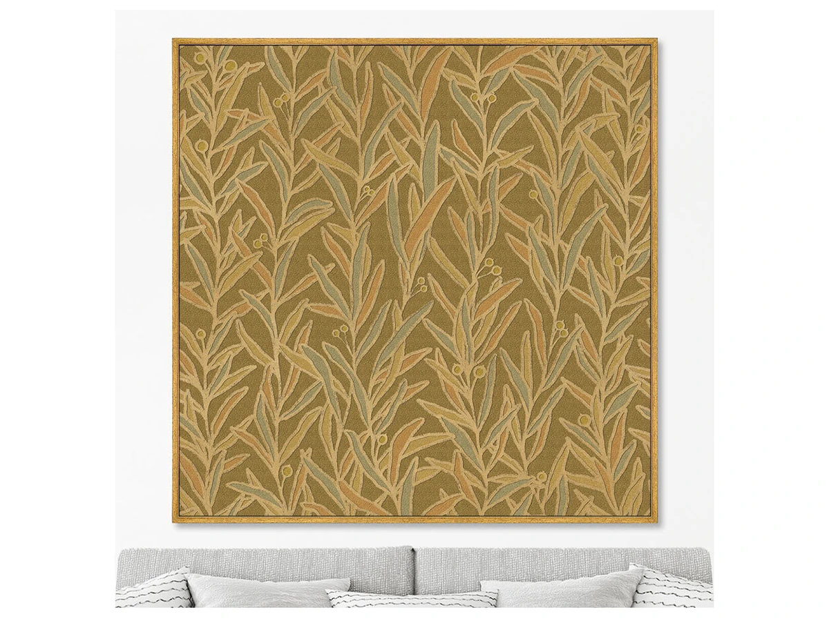 Репродукция картины на холсте Symphony of leaves, No 9, 2020г. 759090