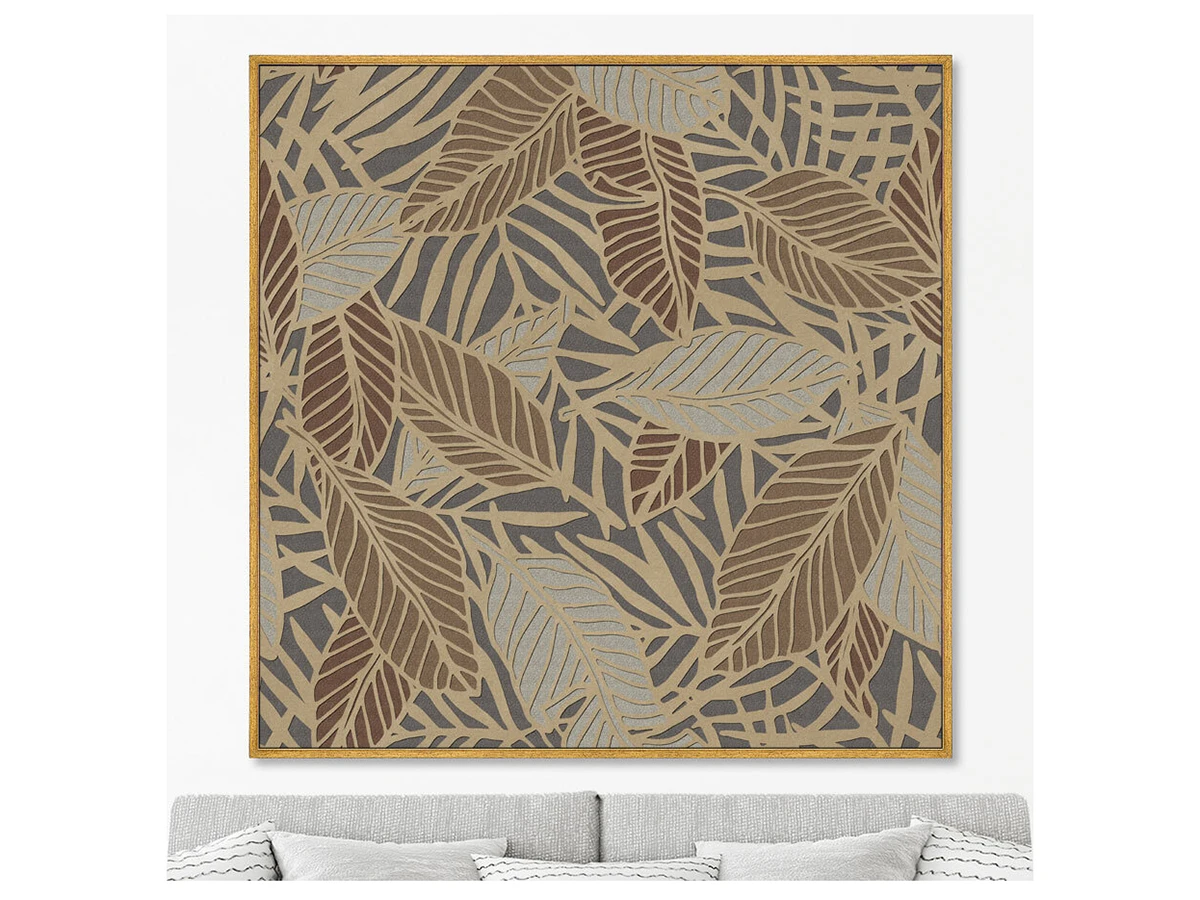 Репродукция картины на холсте Symphony of leaves, No 10, 2020г. 759091