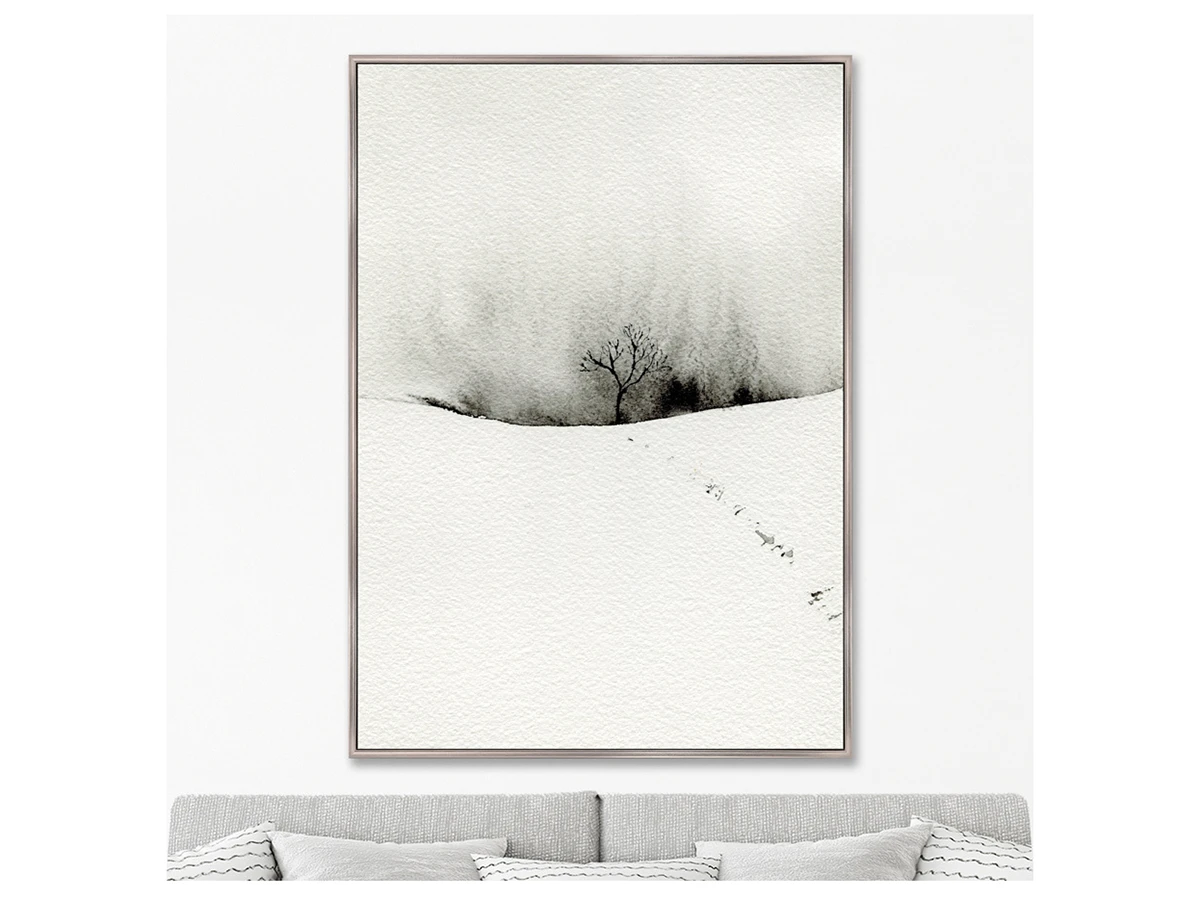 Репродукция картины на холсте Winter etude, No 2, 2021г. 759151  - фото 1