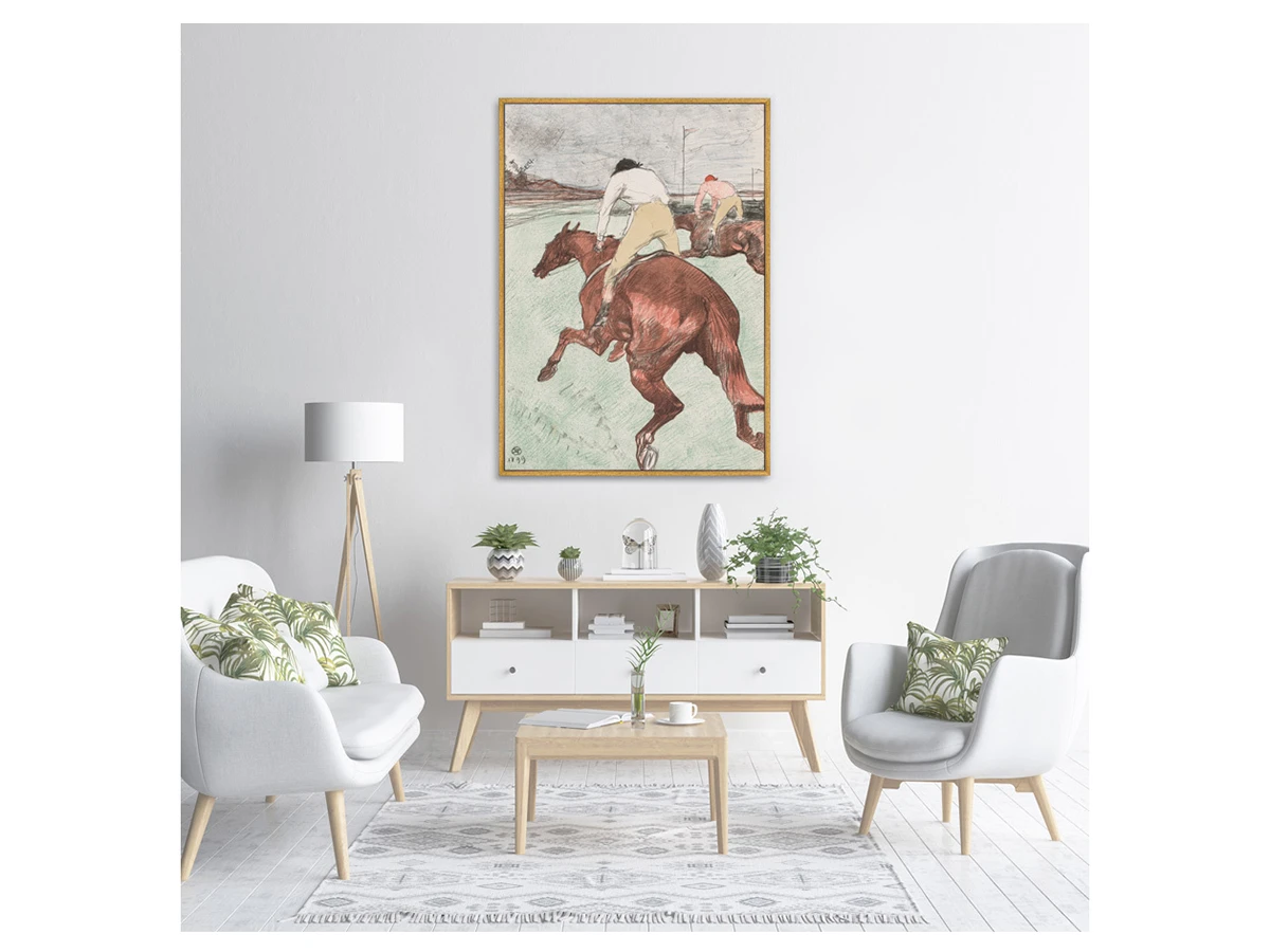 Репродукция картины на холсте The Jockey, 1899г. 759181