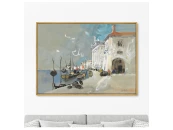 Репродукция картины на холсте Fish baskets, Chioggia, south of Venice, 1904г.