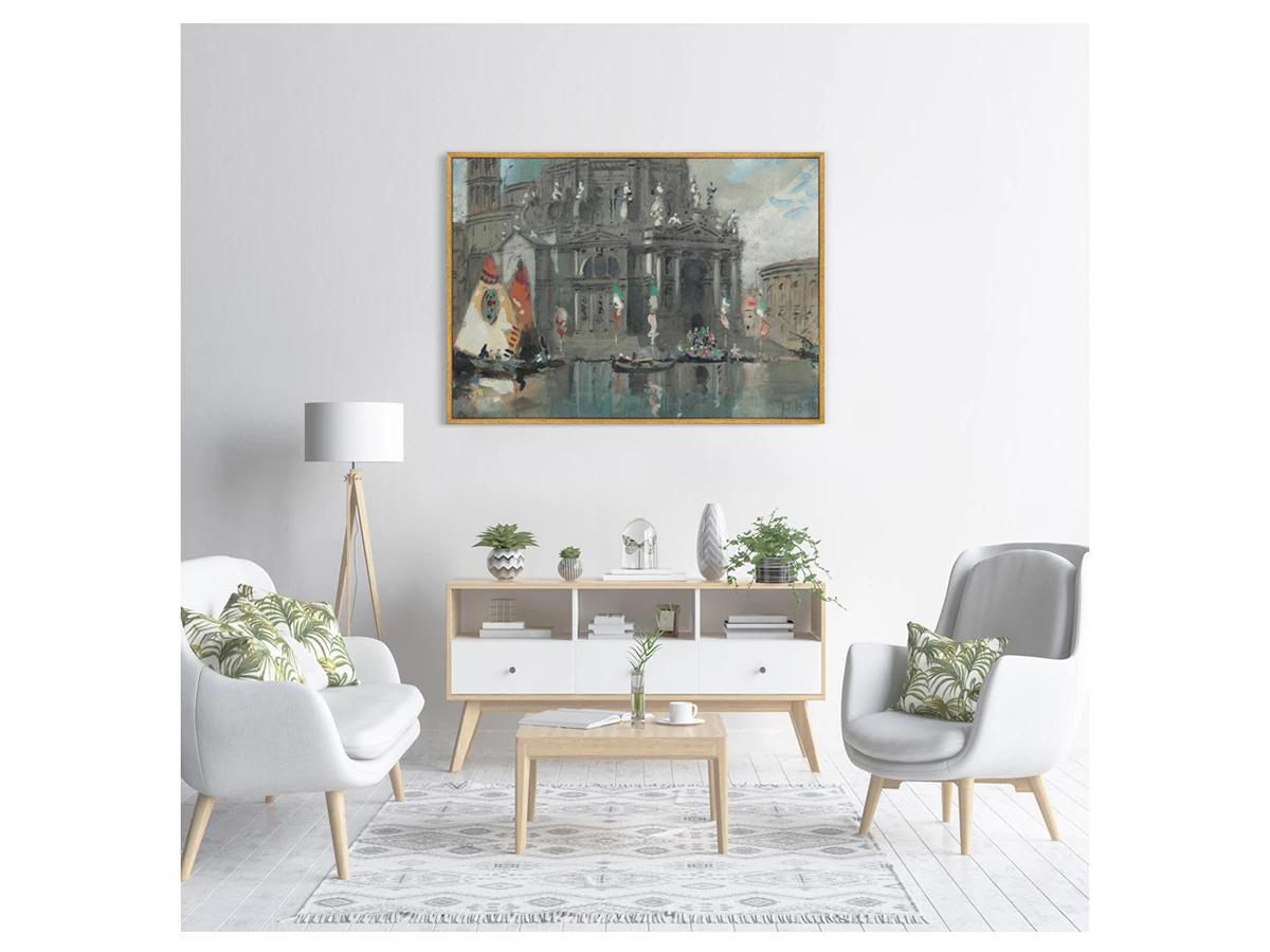 Репродукция картины на холсте Santa Maria Della Salute, Venice, 1905г. 759190