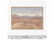 Репродукция картины на холсте A Mountainous View, North Wales, 1810г.