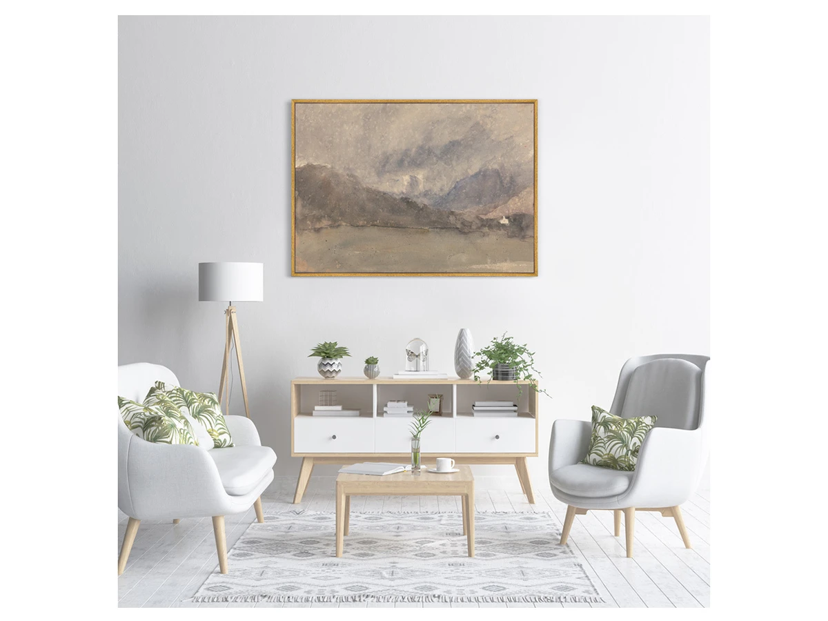 Репродукция картины на холсте Capel Curig, Caernarvonshire, Wales, 1840г. 759201