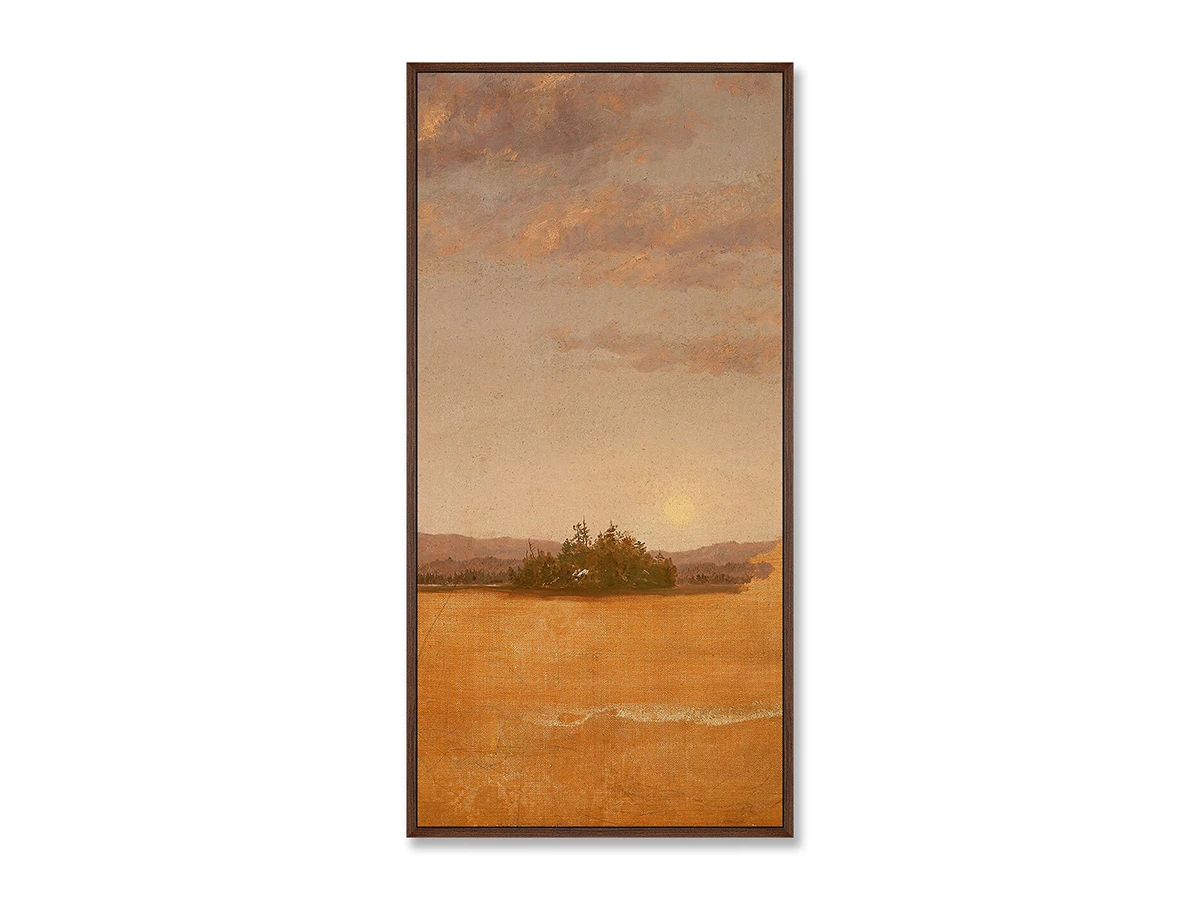Репродукция картины на холсте из 3-х частей Landscape Sketch, 1847г. 759240