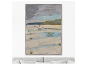 Репродукция картины на холсте The Beach at Saint-Jacut, 1909г.