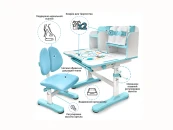 Комплект мебели (столик + стульчик) Mealux EVO Panda blue 760945