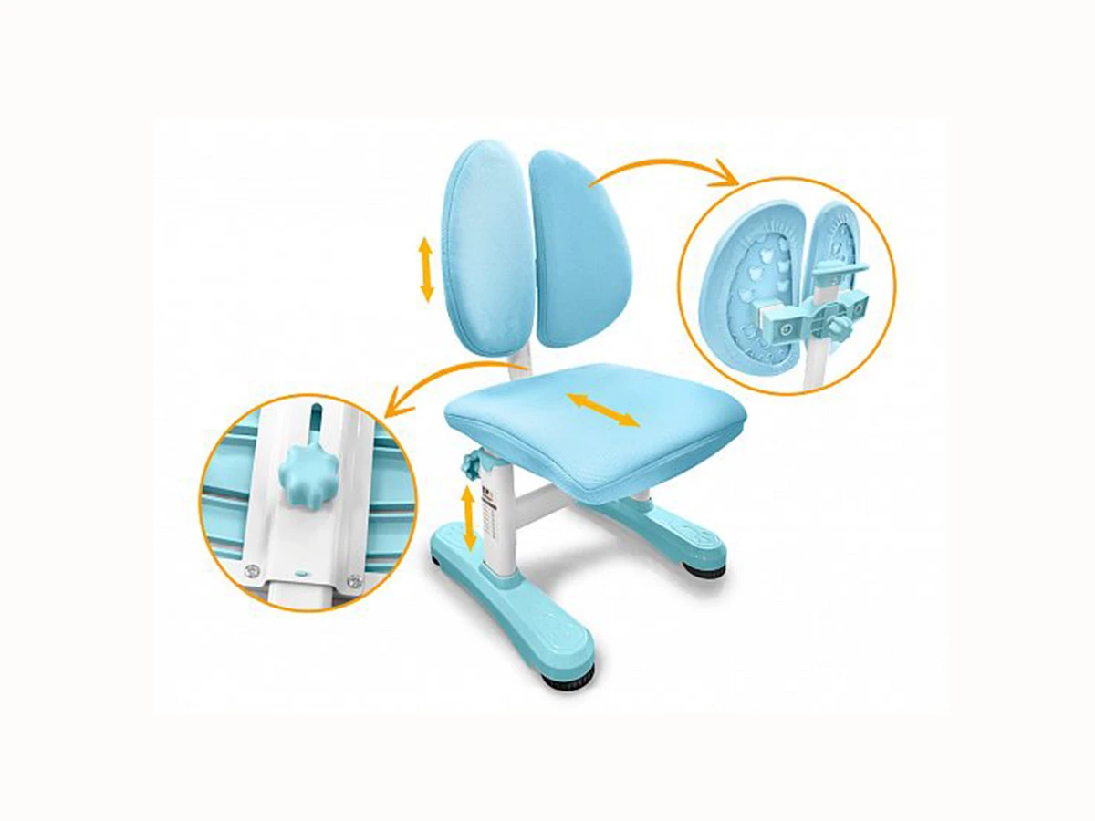 Комплект мебели (столик + стульчик) Mealux EVO Panda blue 760945  - фото 6