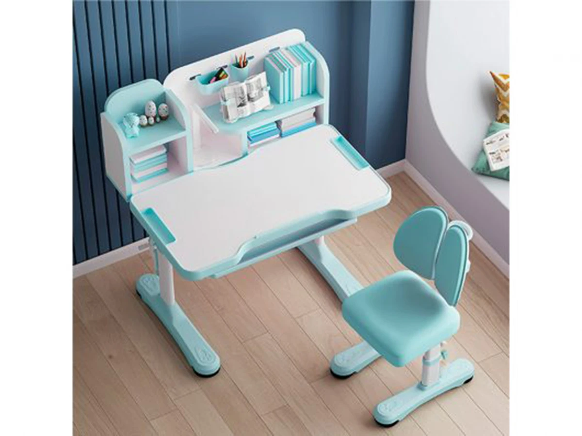 Комплект мебели (столик + стульчик) Mealux EVO Panda blue 760945