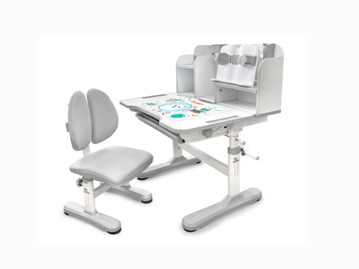 Комплект мебели (столик + стульчик) Mealux EVO Panda grey 760947