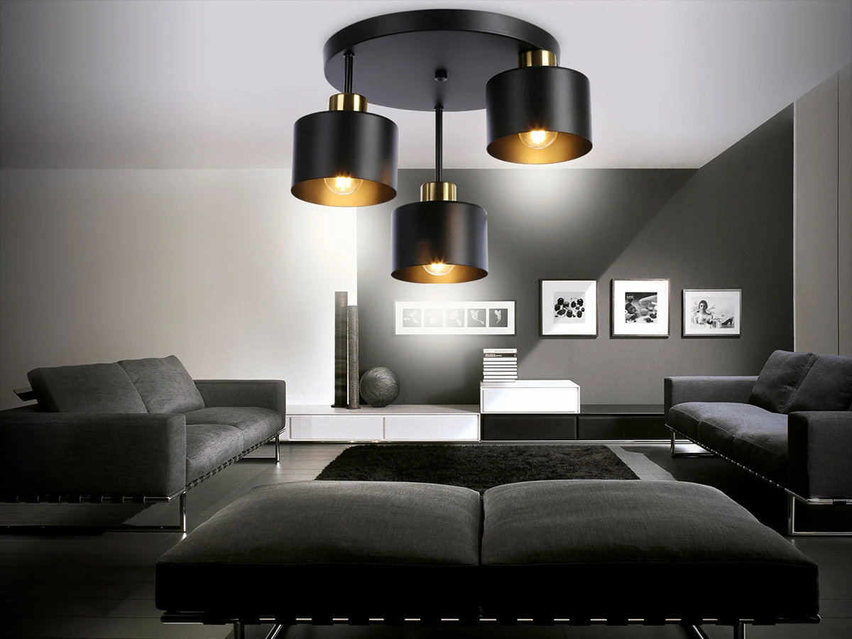 Подвесной светильник черный/латунь, TR8121 761533