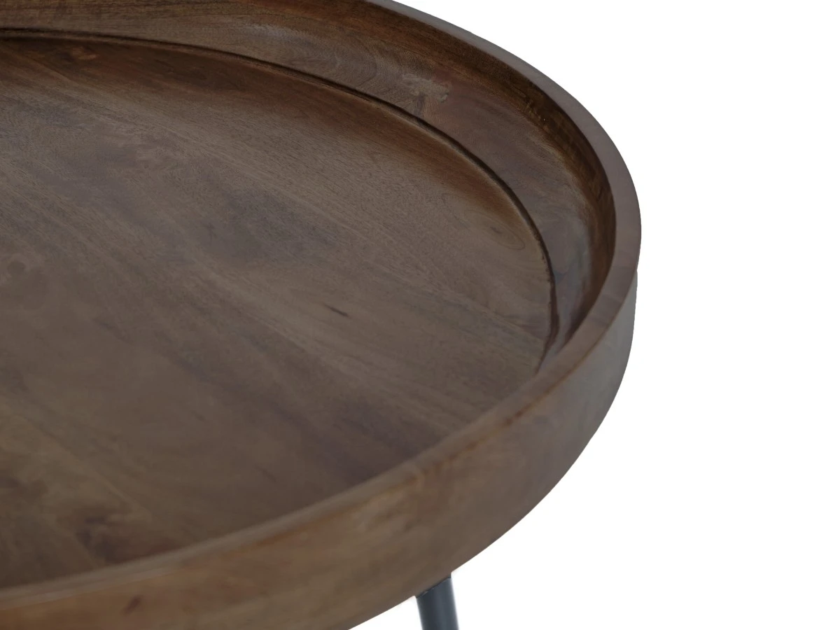 Столик из массива манго ДАУЛАТА Шоколад 761994  - фото 5