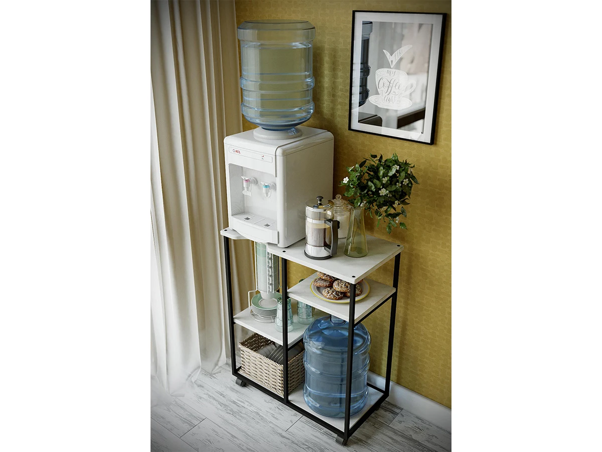 Подставка для воды Калифорния "Уотер loft" белый бетон 762046  - фото 3