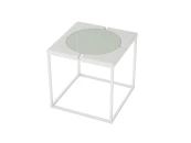 Стол журнальный Калифорния Трейн Белый