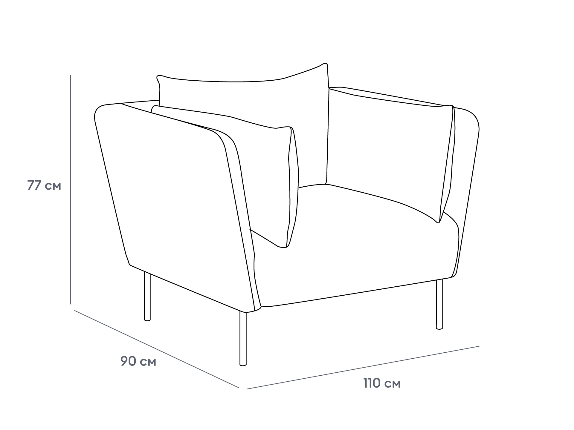 Кресло Copenhagen 598978  - фото 9