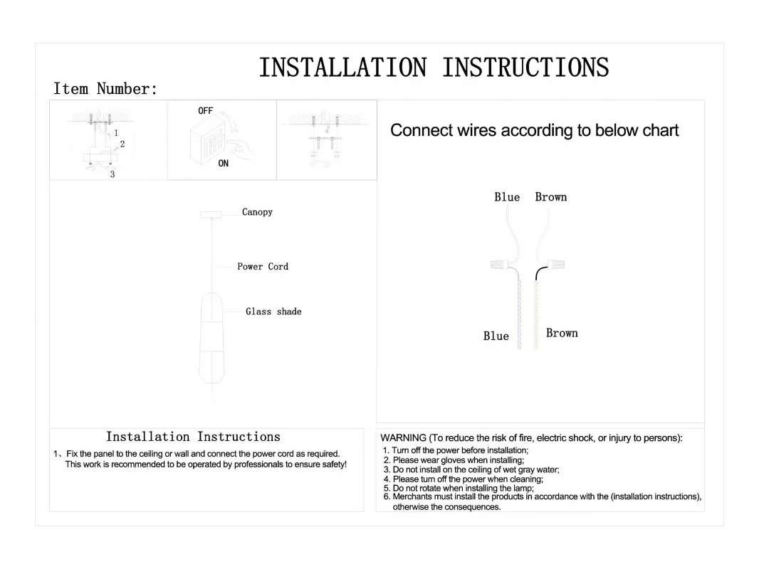 Подвесной светильник iLamp DROP 8121P AMBER 769092  - фото 3