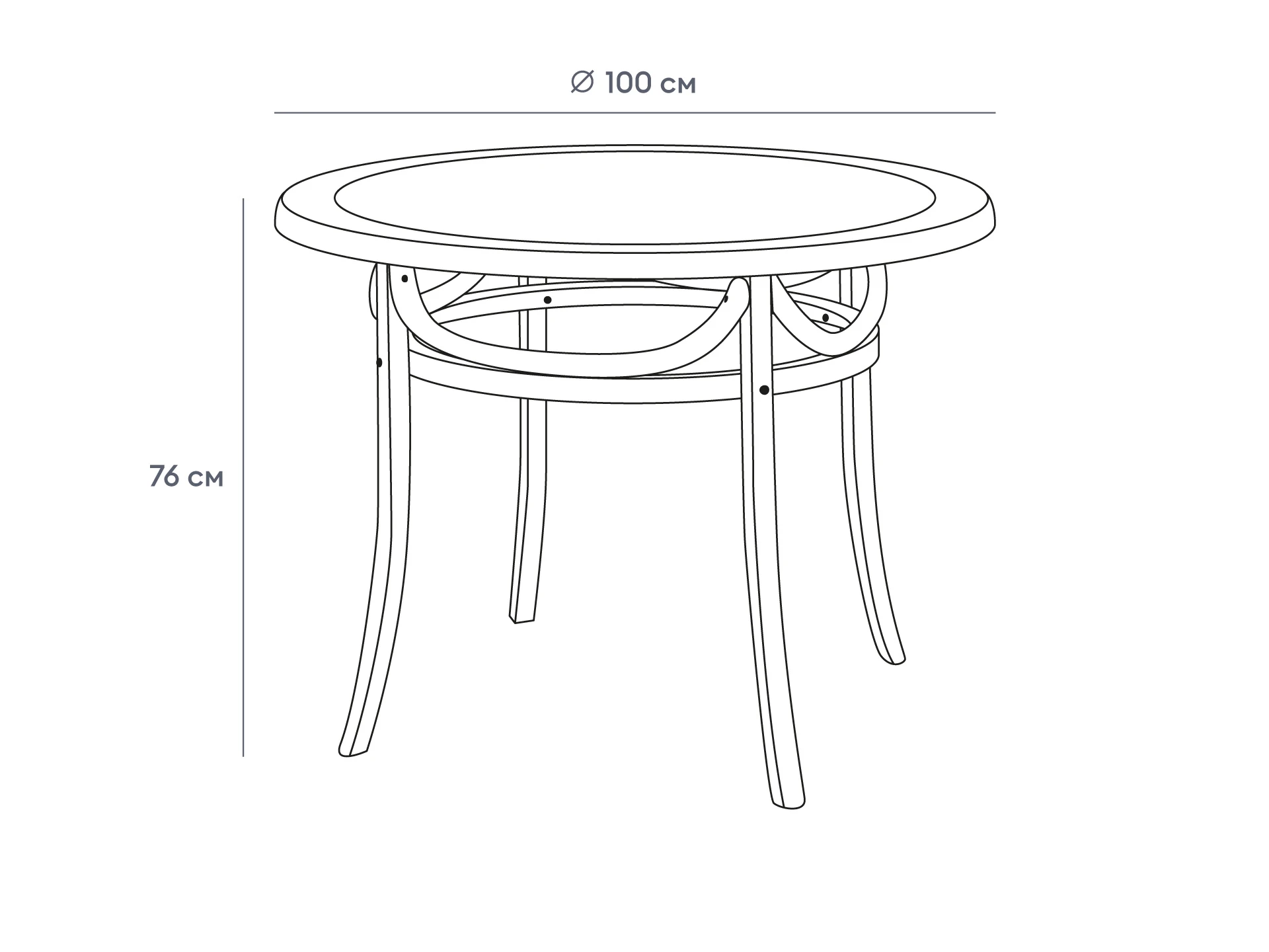 Стол обеденный Garfield 798105  - фото 5