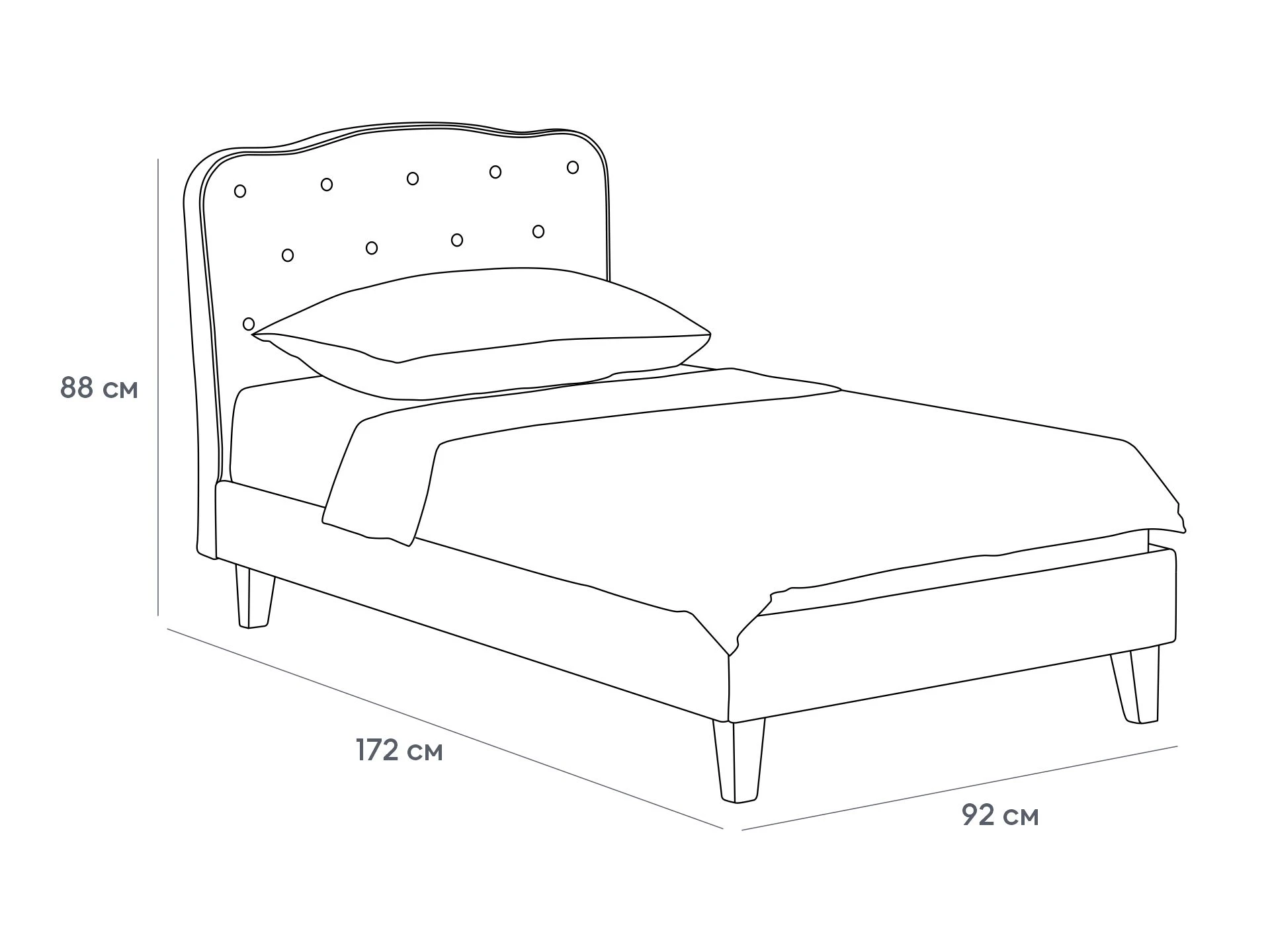 Кровать Candy 785951  - фото 9