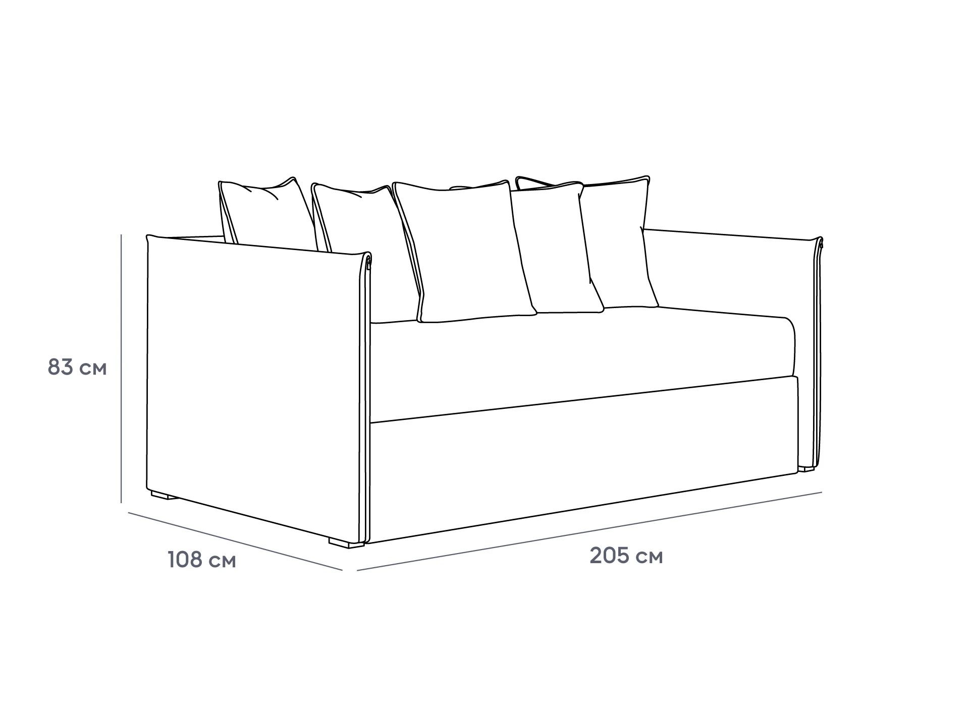 Кровать-кушетка Milano 780196  - фото 7