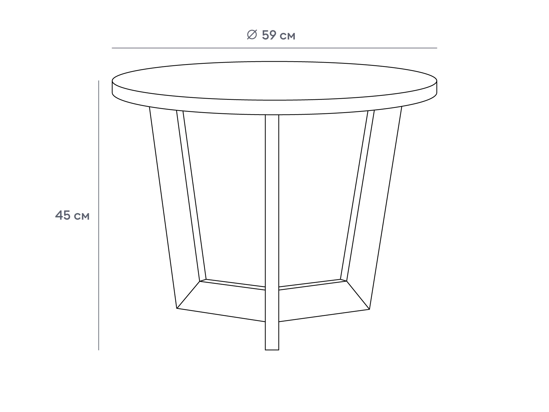 Стол журнальный Joker 590 810647  - фото 7