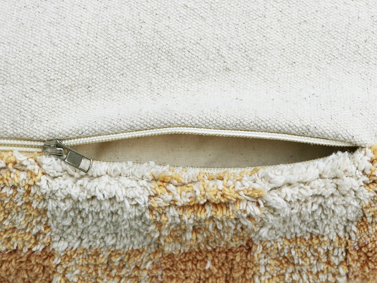 Подушка-пуф Шахматы медовый 20*40*40,  P-VICHY-HNY 805193  - фото 4