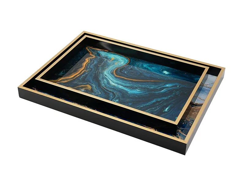 Подносы, 2 предмета 52x38x4см 806387  - фото 3