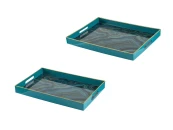 Подносы, набор 2 предмета 48х36х5см