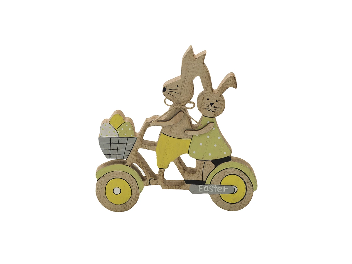 Статуэтка Rabbits on Bike 810683  - фото 1