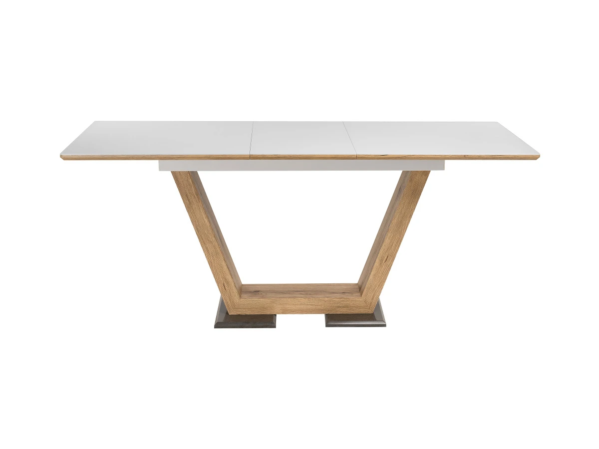 Стол на тумбе Иматра белый / дуб монтана 809069  - фото 3