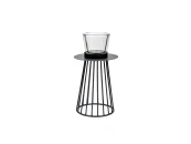 Подсвечник Fancy Black 22см