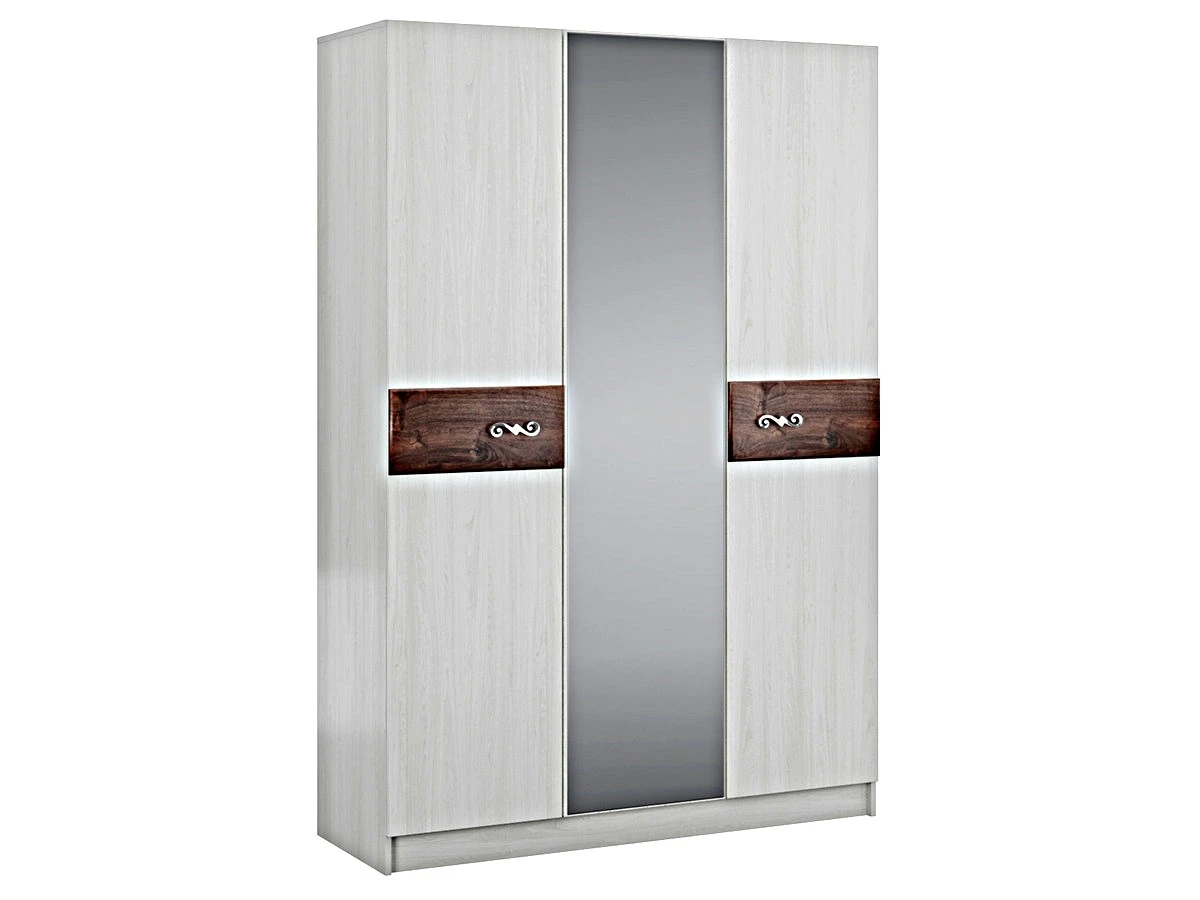 Шкаф 3-х створчатый Мадлен (Дуб бомонд какао) 824880  - фото 1