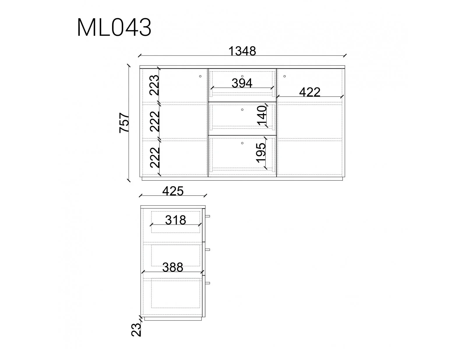 Комод ML043 620340  - фото 4