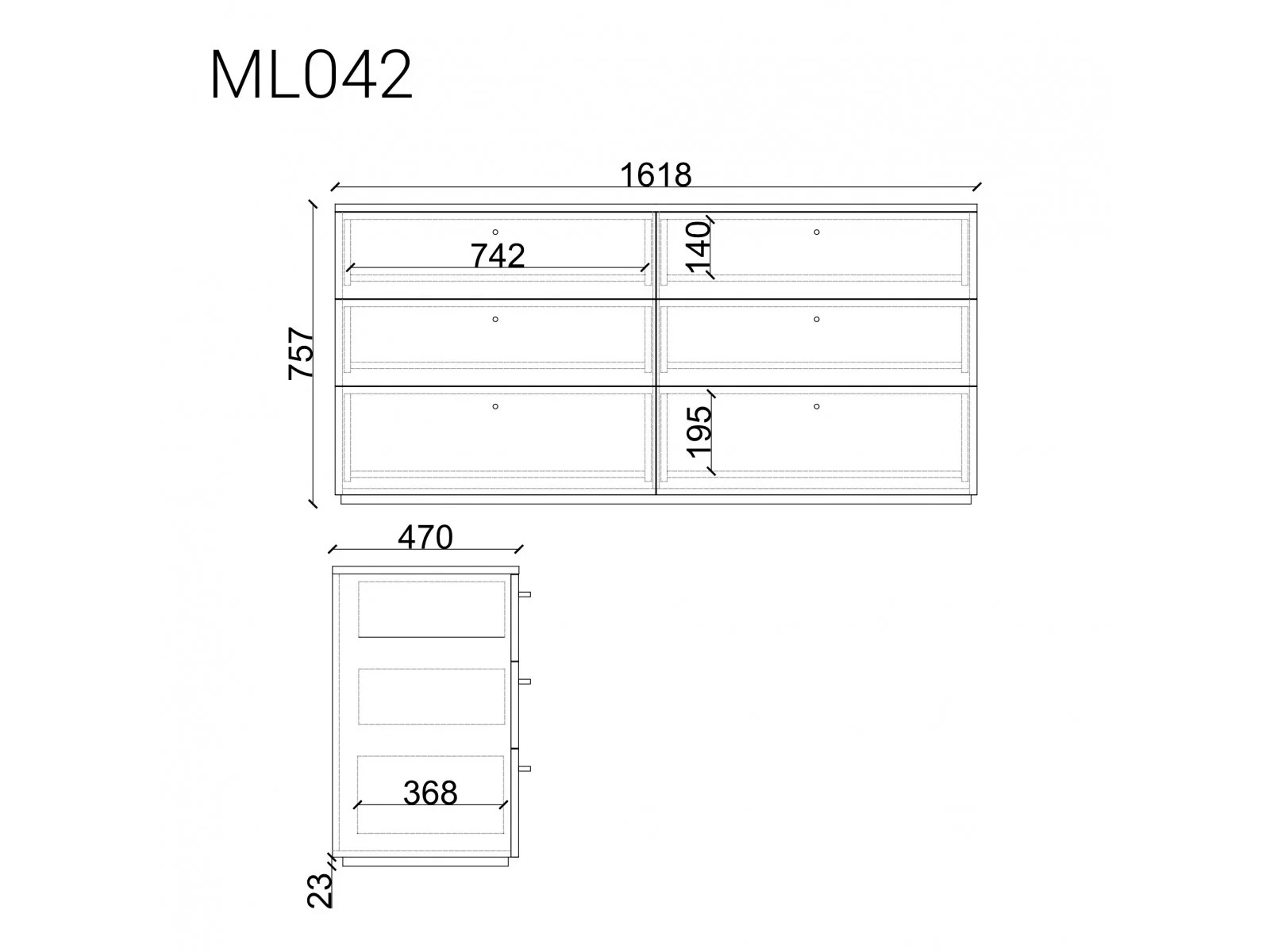 Комод ML042 620342  - фото 4