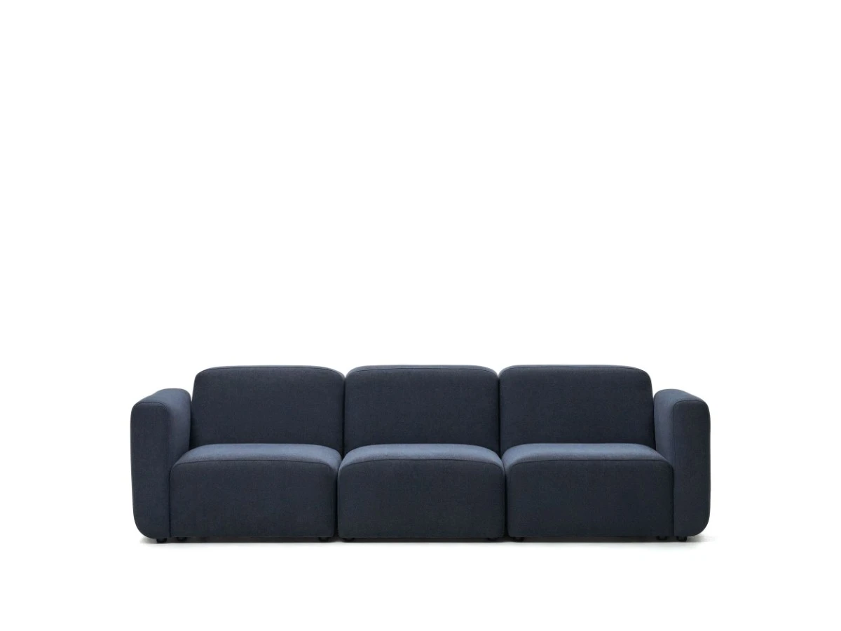 Модульный диван Neom 3-х местный Ткань Синий 829894  - фото 1