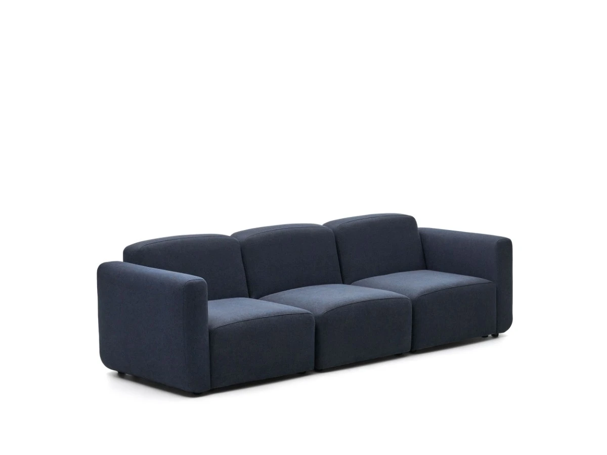 Модульный диван Neom 3-х местный Ткань Синий 829894  - фото 3