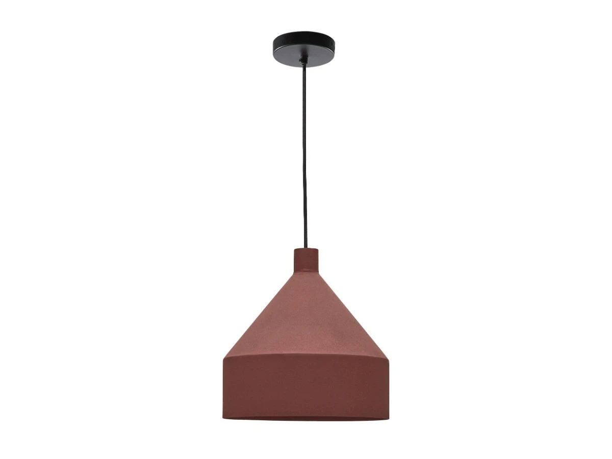 Peralta Подвесной светильник из металла с терракотовой окраской D30 см 829901  - фото 1