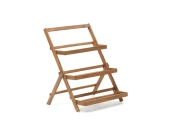 Victora Уличный стеллаж из массива акации 70 x 85 см