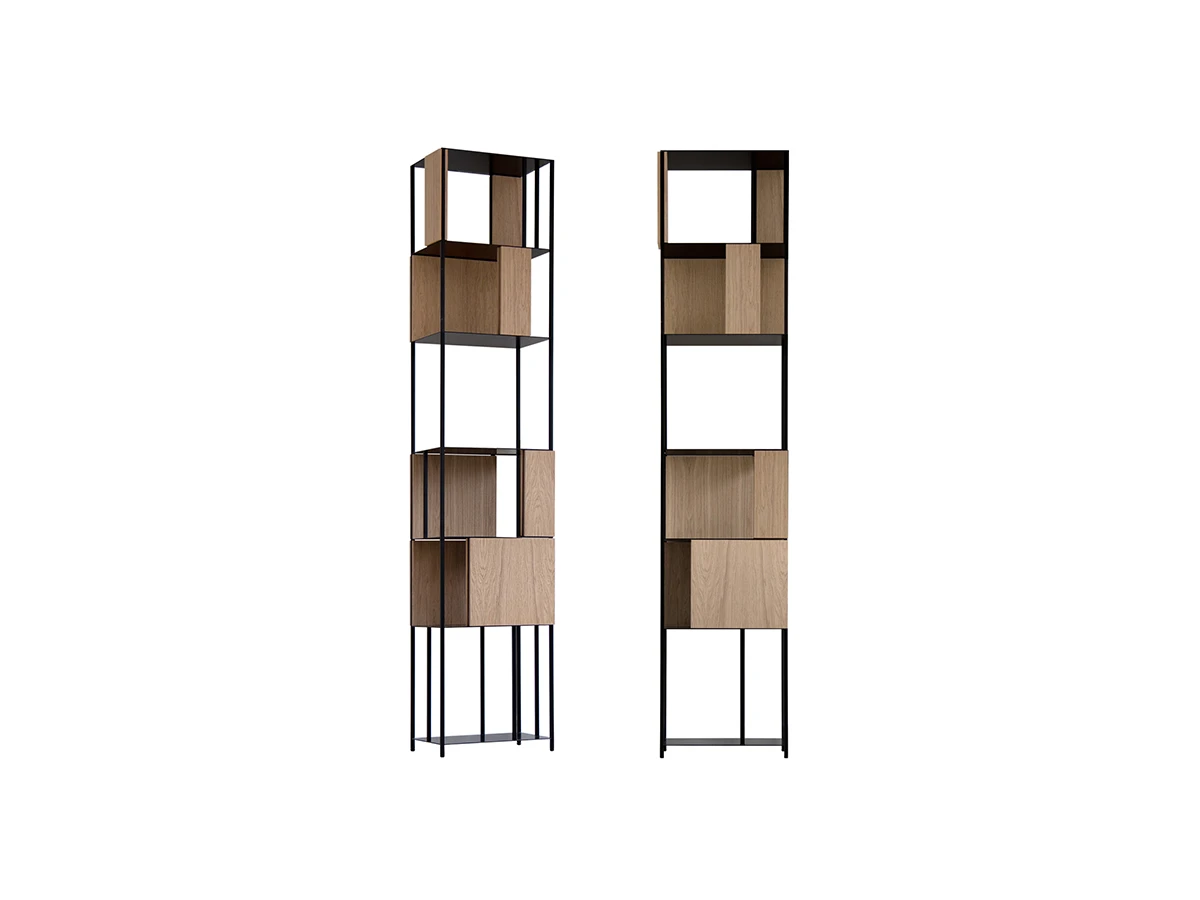 Сет №1 из панелей для стеллажа Stripe (беленый дуб) 832425  - фото 3