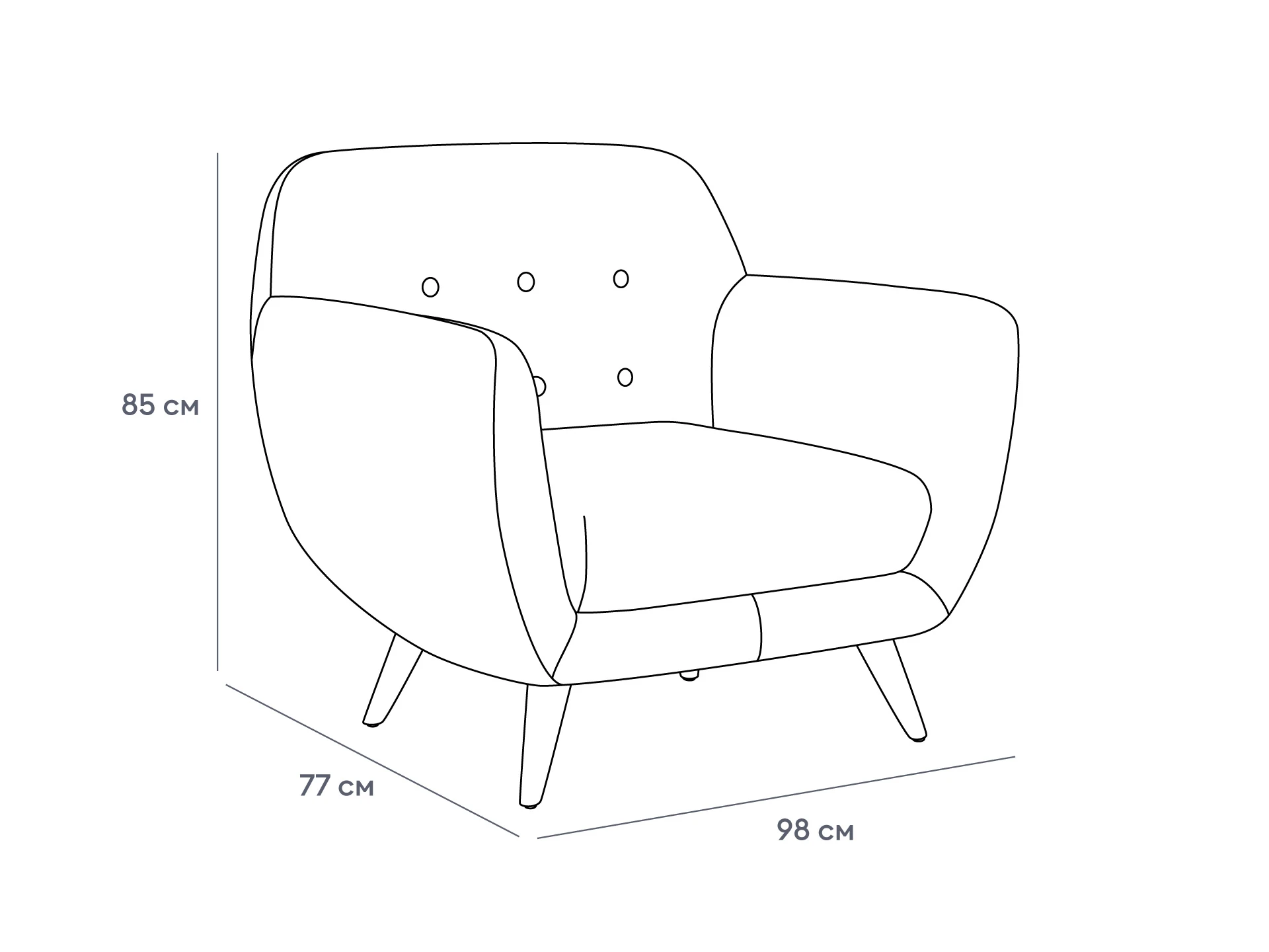 Кресло Loa 340380  - фото 6