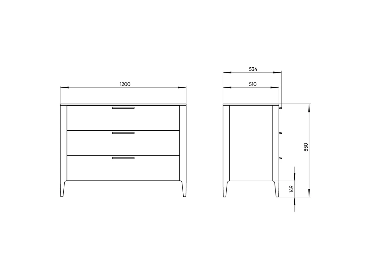 Комод Type oak 846816  - фото 3