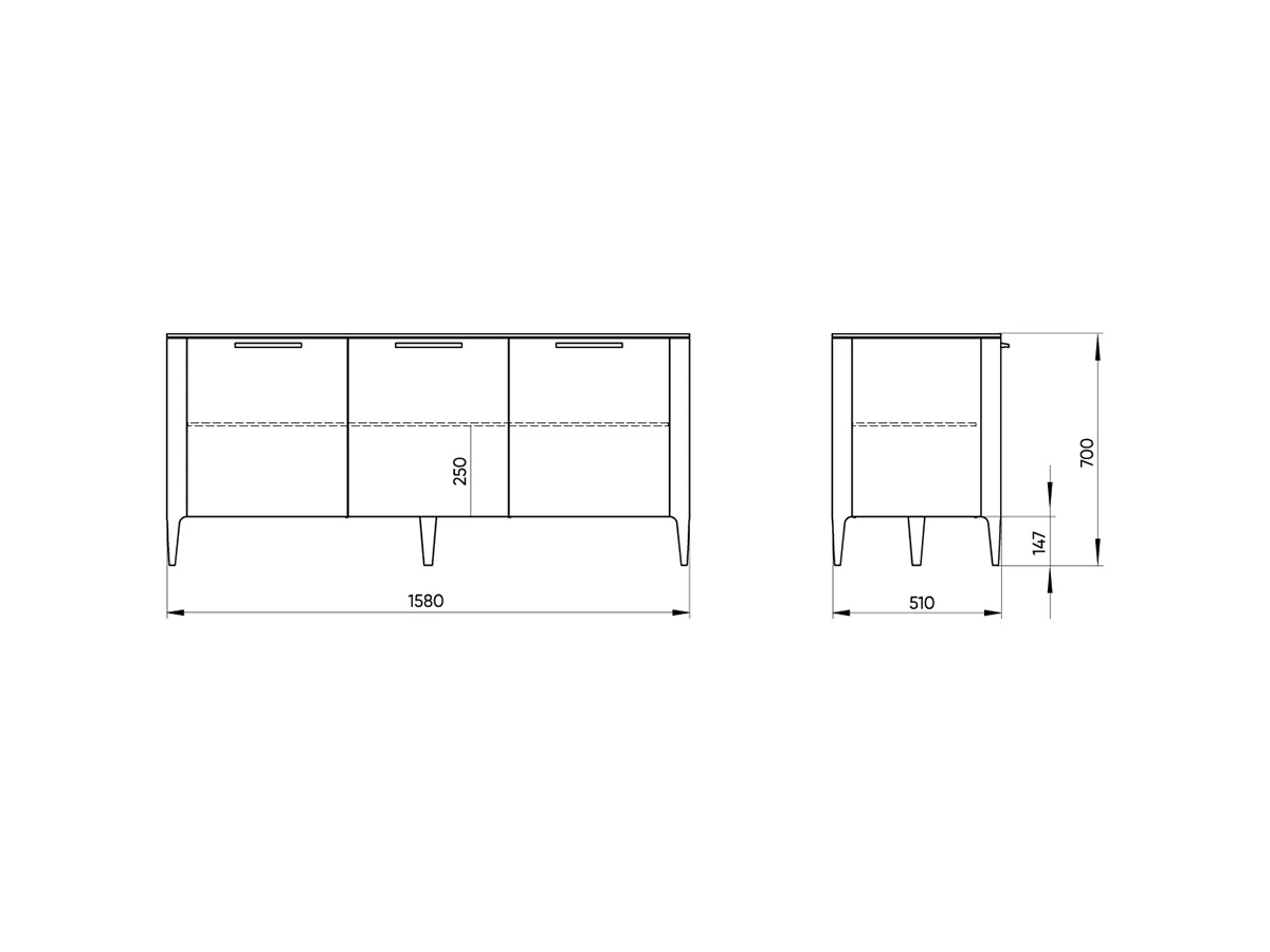 Тумба Type oak 846853  - фото 3