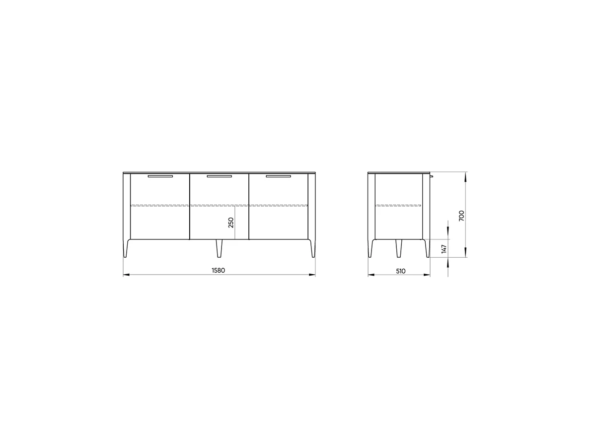 Тумба Type oak 846859  - фото 3