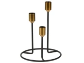 Канделябр Stem Black&Gold